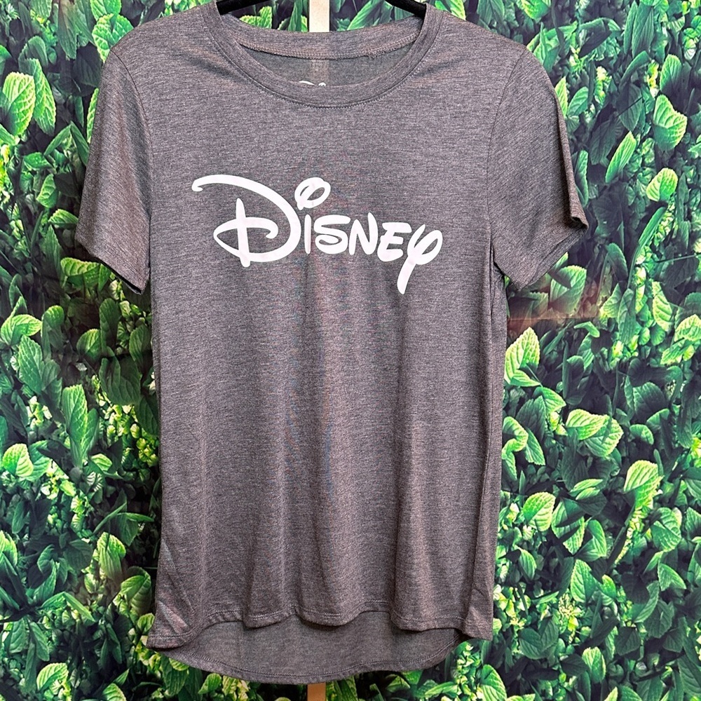 Disney Heather Gray T-Shirt Ladies M